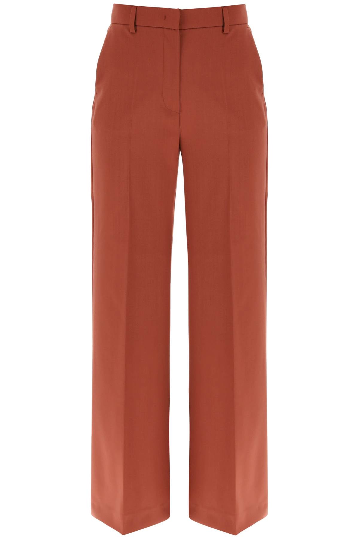 Sonale Flared Trousers  - Brown