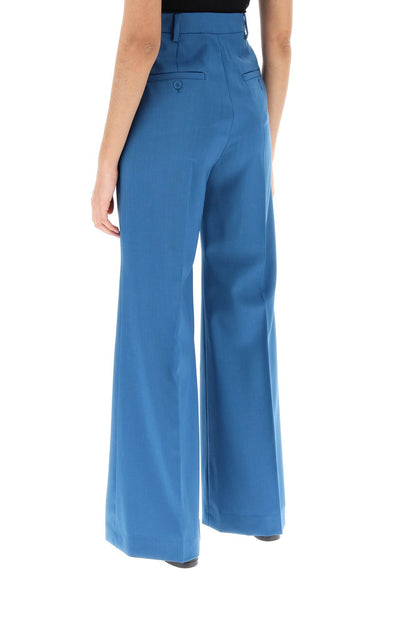 Sonale Flared Trousers  - Blue