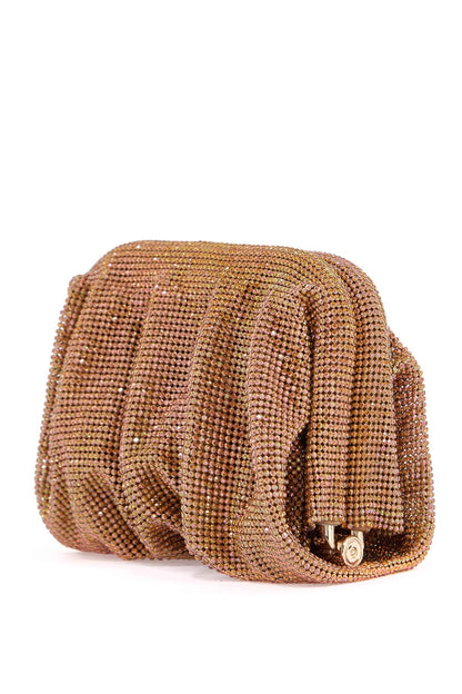 La Petite Handbag In Gold Strass Mesh From The Venus Collection  - Gold