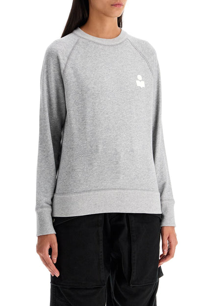 Milla Cotton Sweatshirt With Round Neck  - Grey