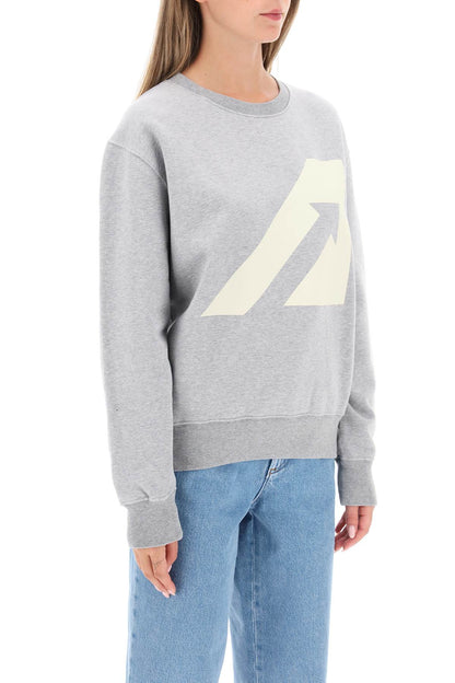 Icon Crew-neck Sweatshirt  - Grigio