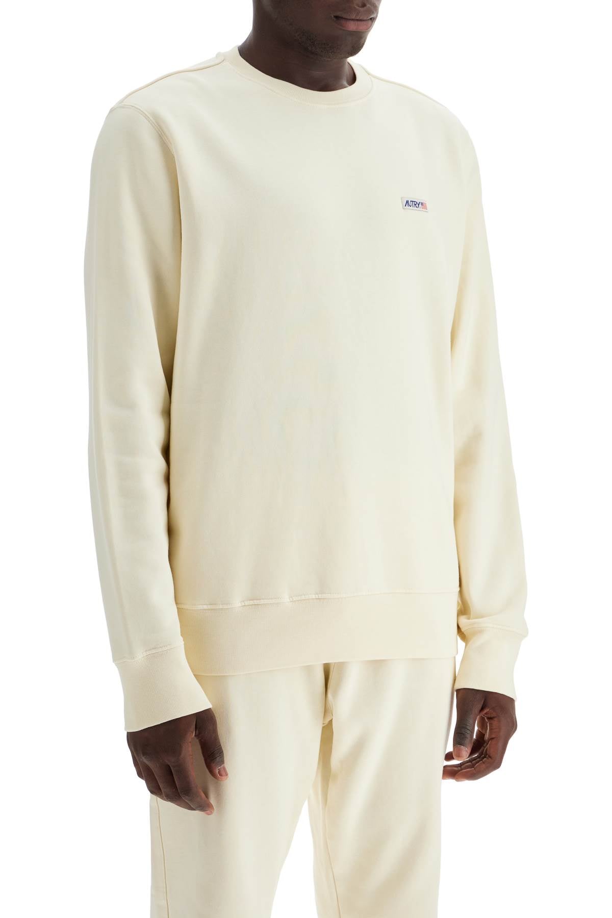 Relaxed Fit Crewneck Sweat  - White