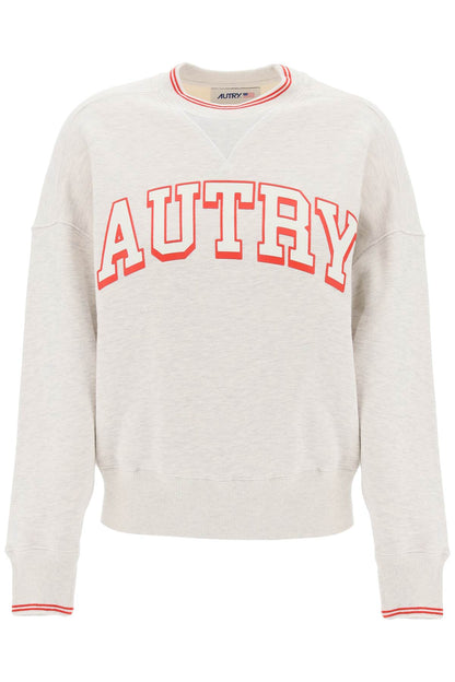 Oversized Varsity Sweatshirt  - Grey