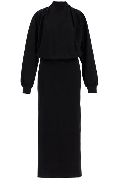 Sylvia Jersey Dress  - Black