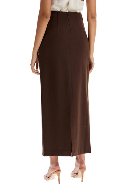 Long Shelby Skirt  - Brown