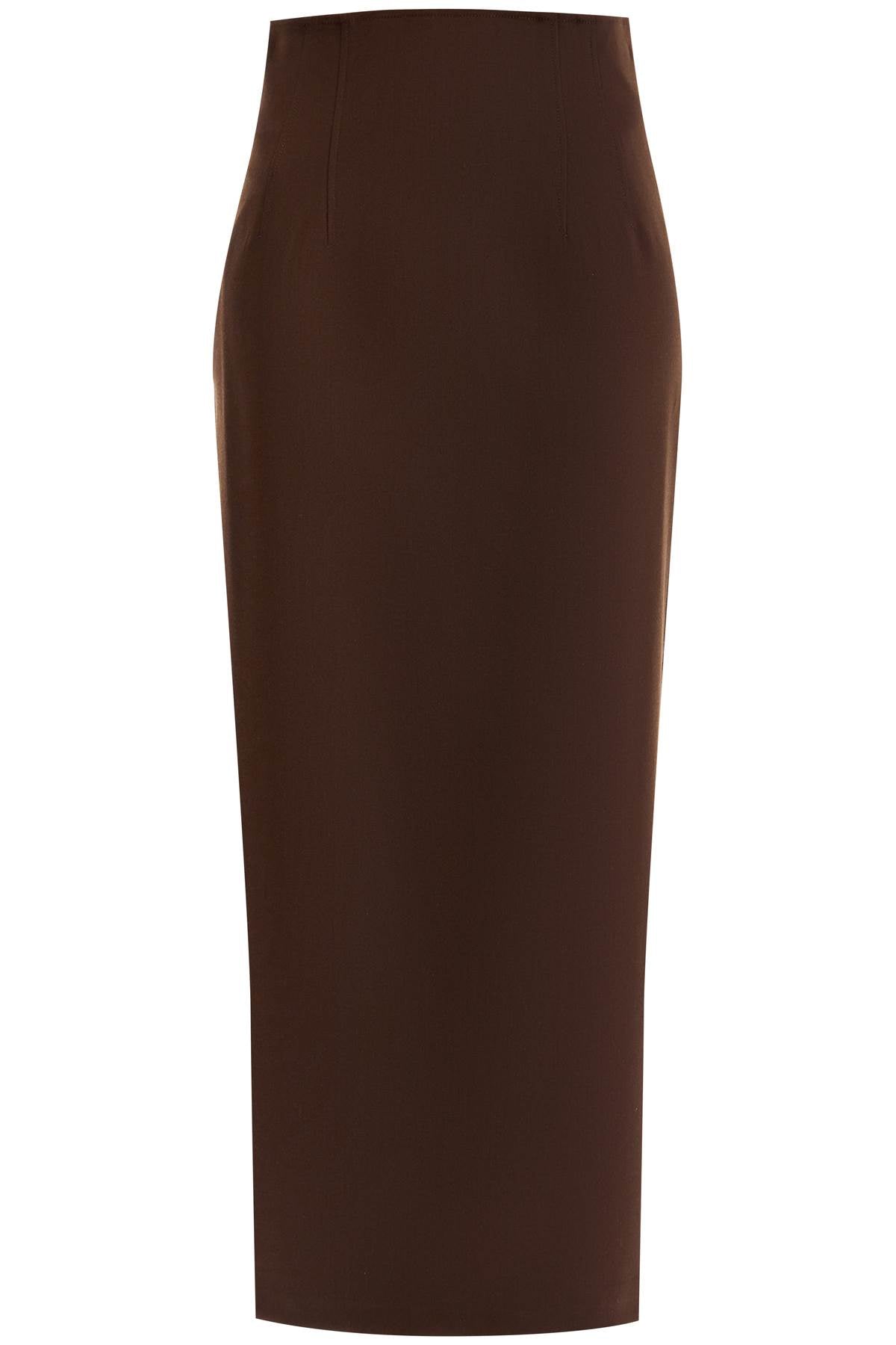 Long Shelby Skirt  - Brown