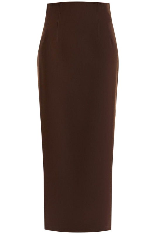 Long Shelby Skirt  - Brown