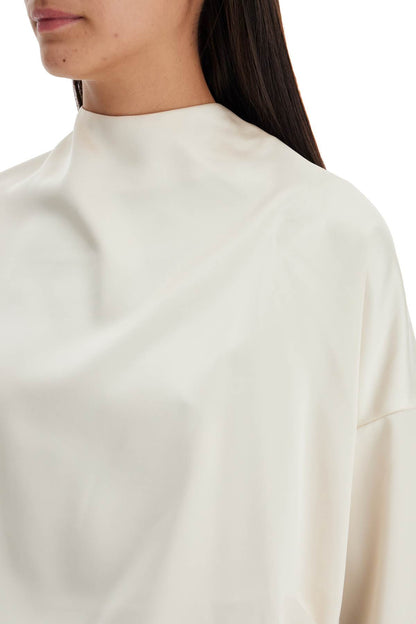 Long-sleeved Satin Body For Men  - White