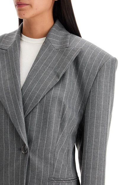 Octavia Hourglass Blazer  - Grey