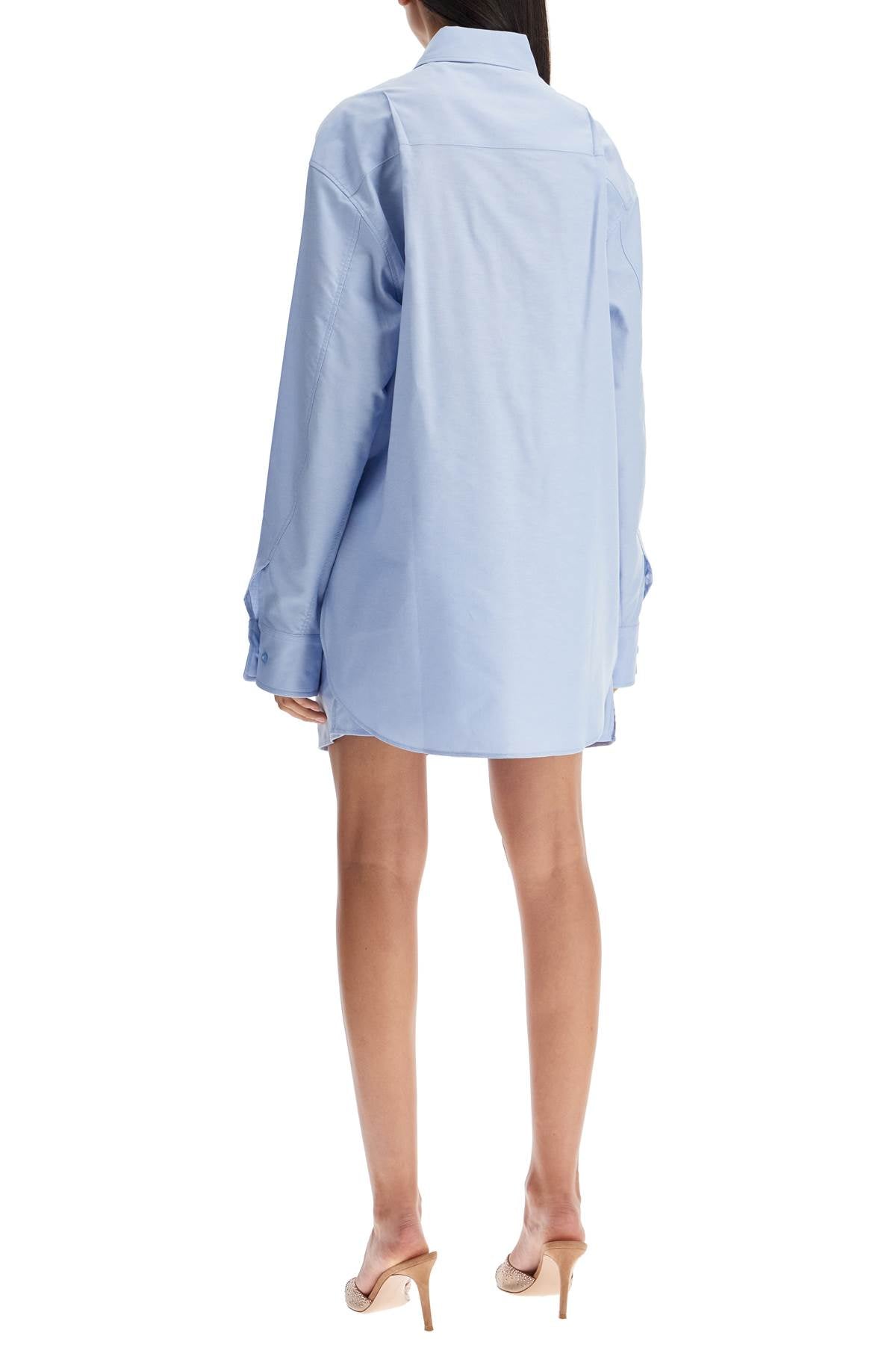 Georgiana Shirt And Shorts Set  - Light Blue