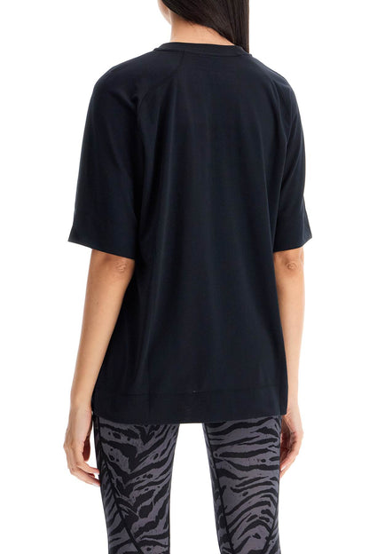 Sporty Mesh T-shirt For  - Black