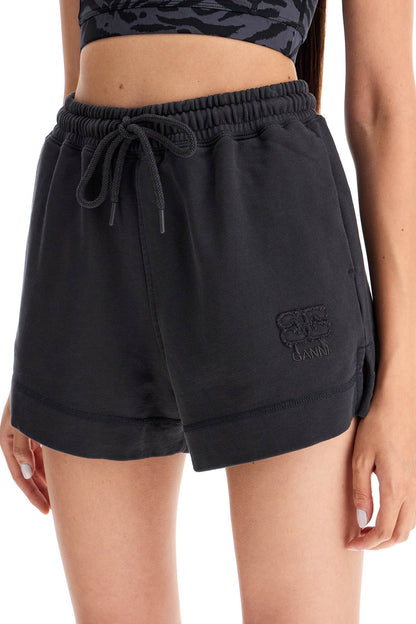 Sweatshirt Fabric Shorts  - Grey