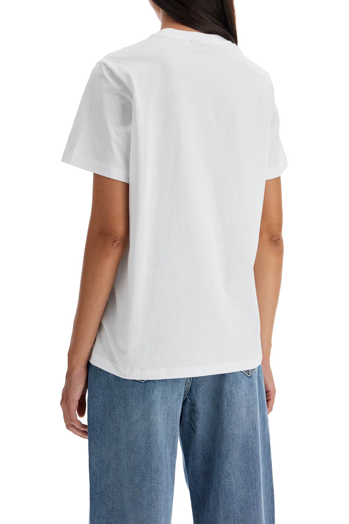 Printed Relaxed Fit T-shirt  - White