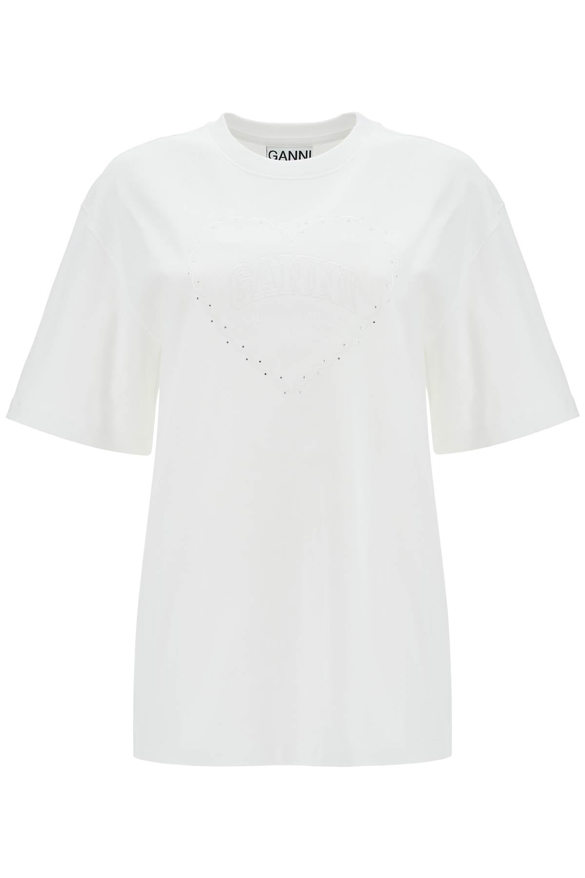 Embroidered Oversized T  - White