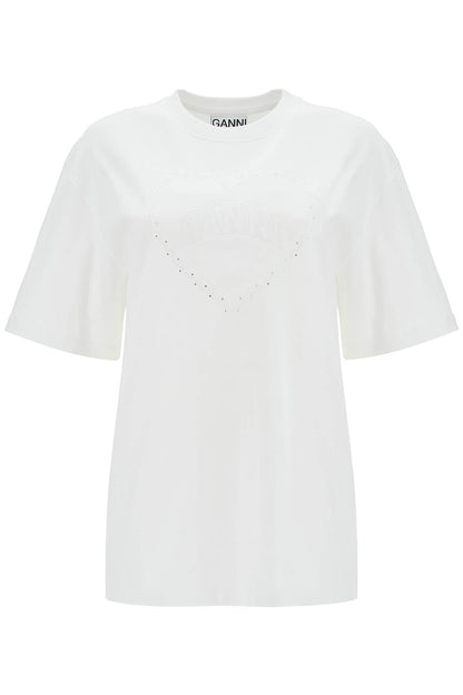 Embroidered Oversized T  - White