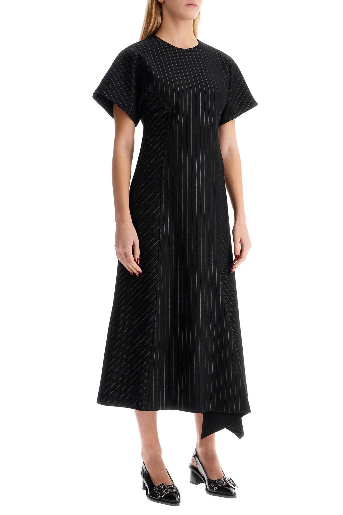 Midi Dress In Lenzing  - Black