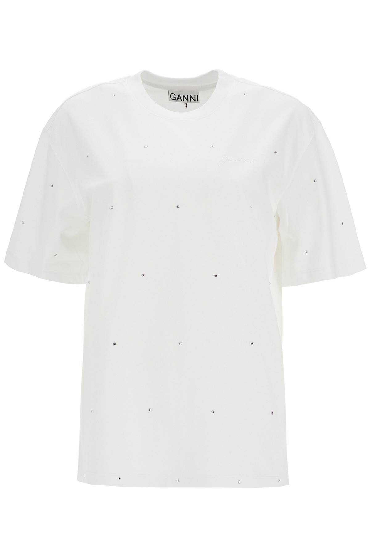 T-shirt With Rhin  - White