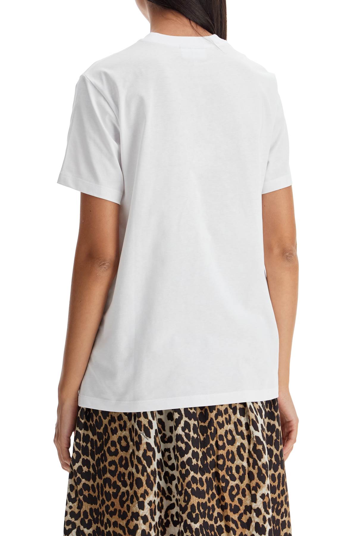 Relaxed Fit Printed T-shirt  - White