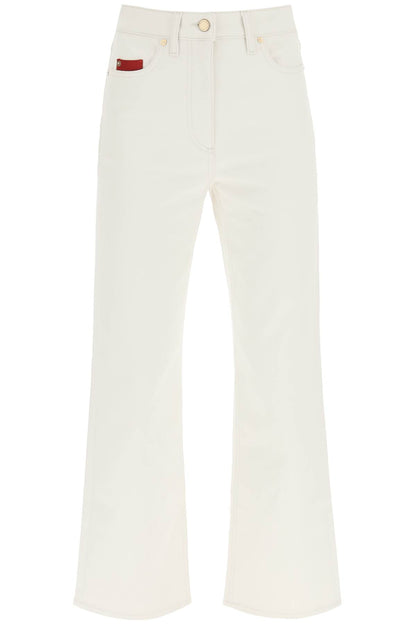 Cotton Cashmere Jeans  - Beige