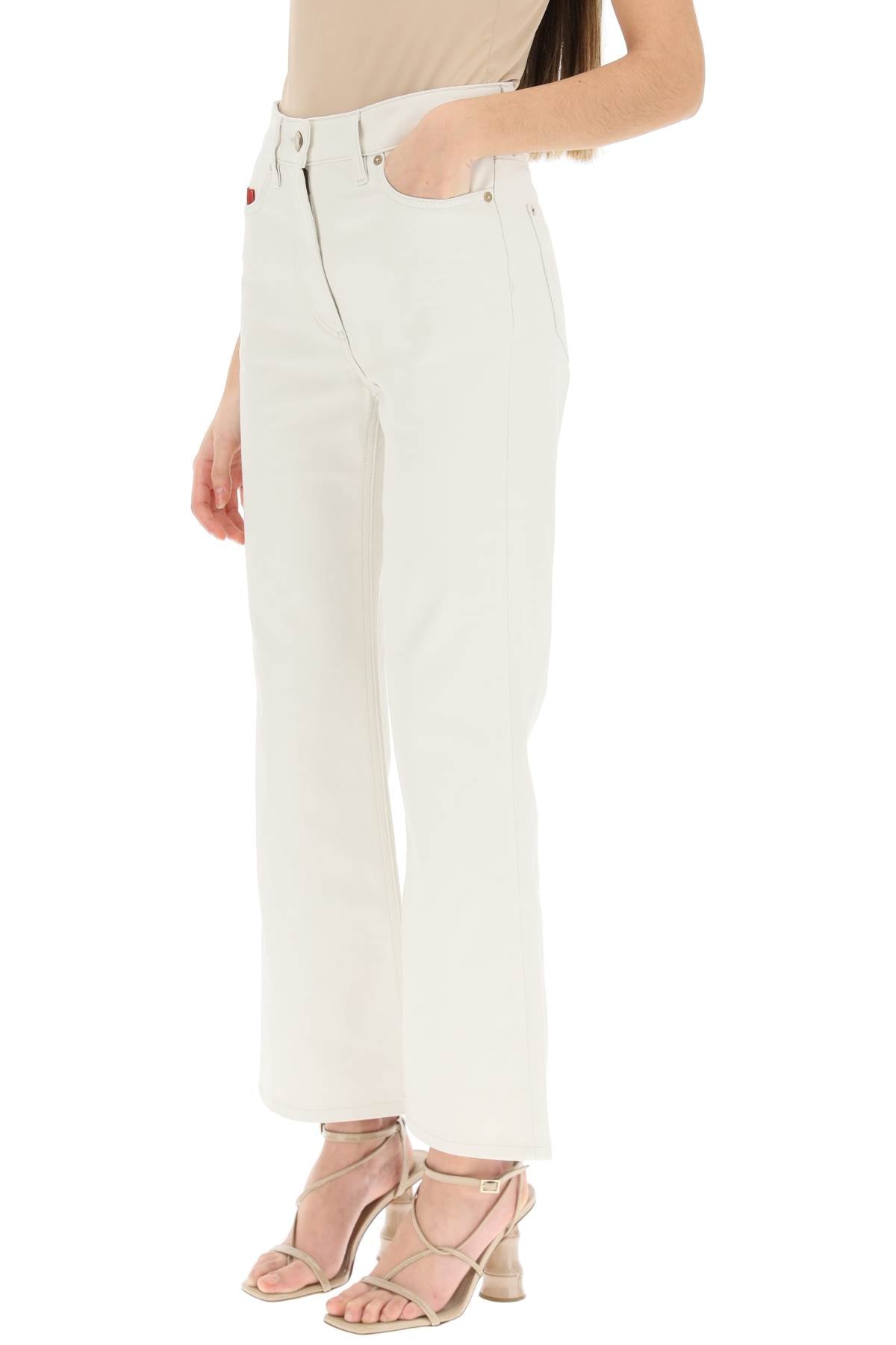 Cotton Cashmere Jeans  - Beige