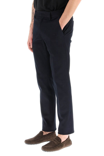 Cotton Chino Pants  - Blu