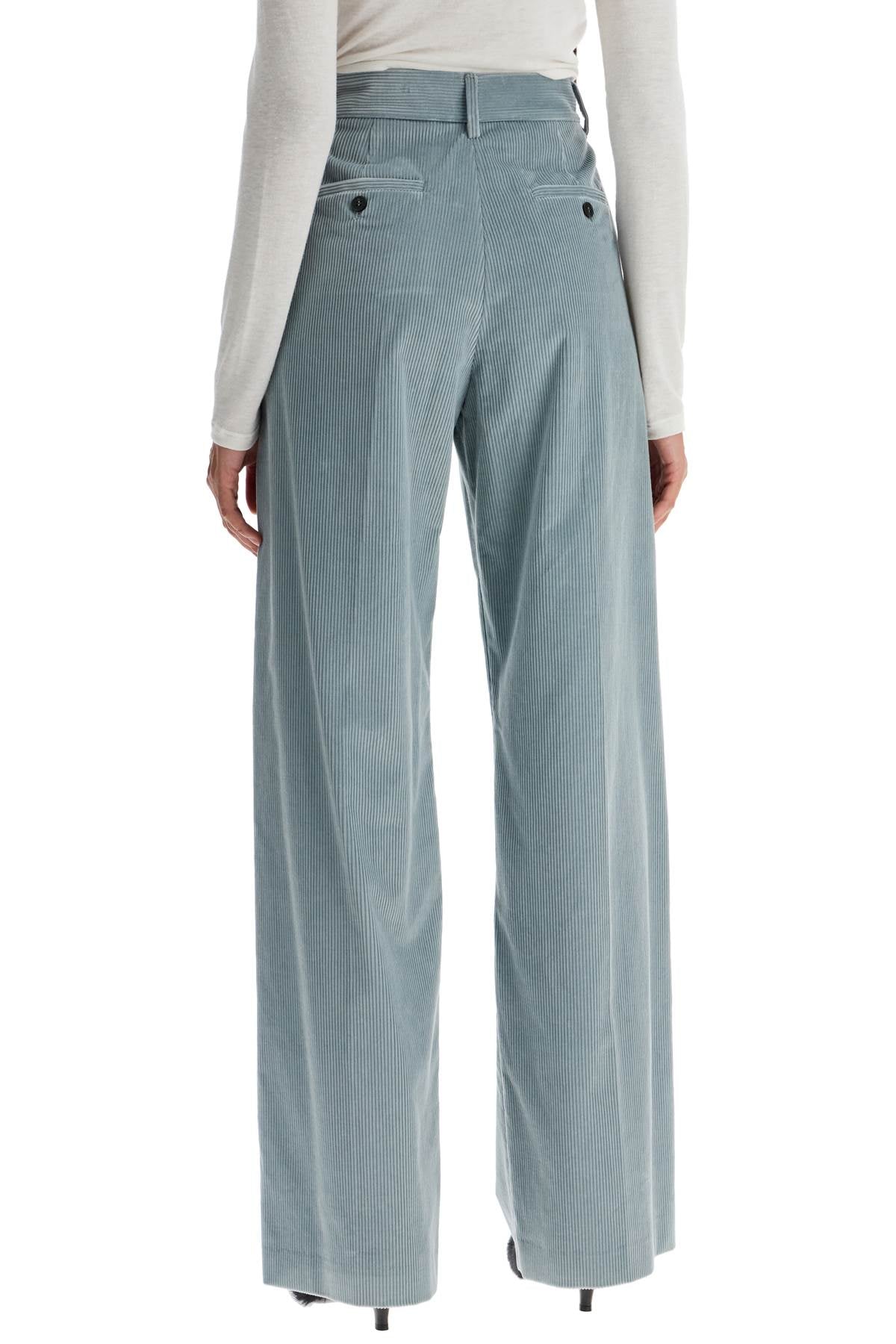 Tania Corduroy Pants  - Light Blue