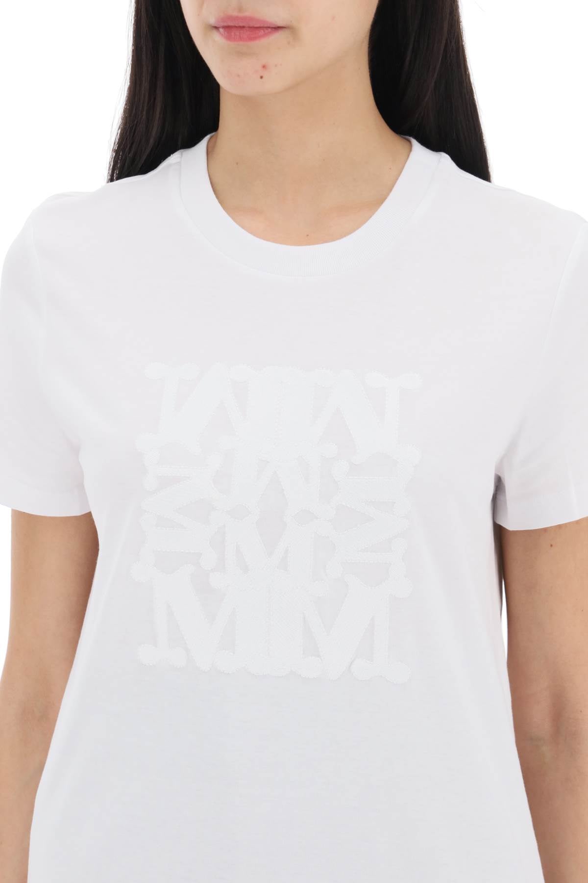 "tavern Embroidered Logo T  - White