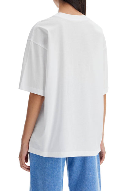 Oversized Logo T  - White