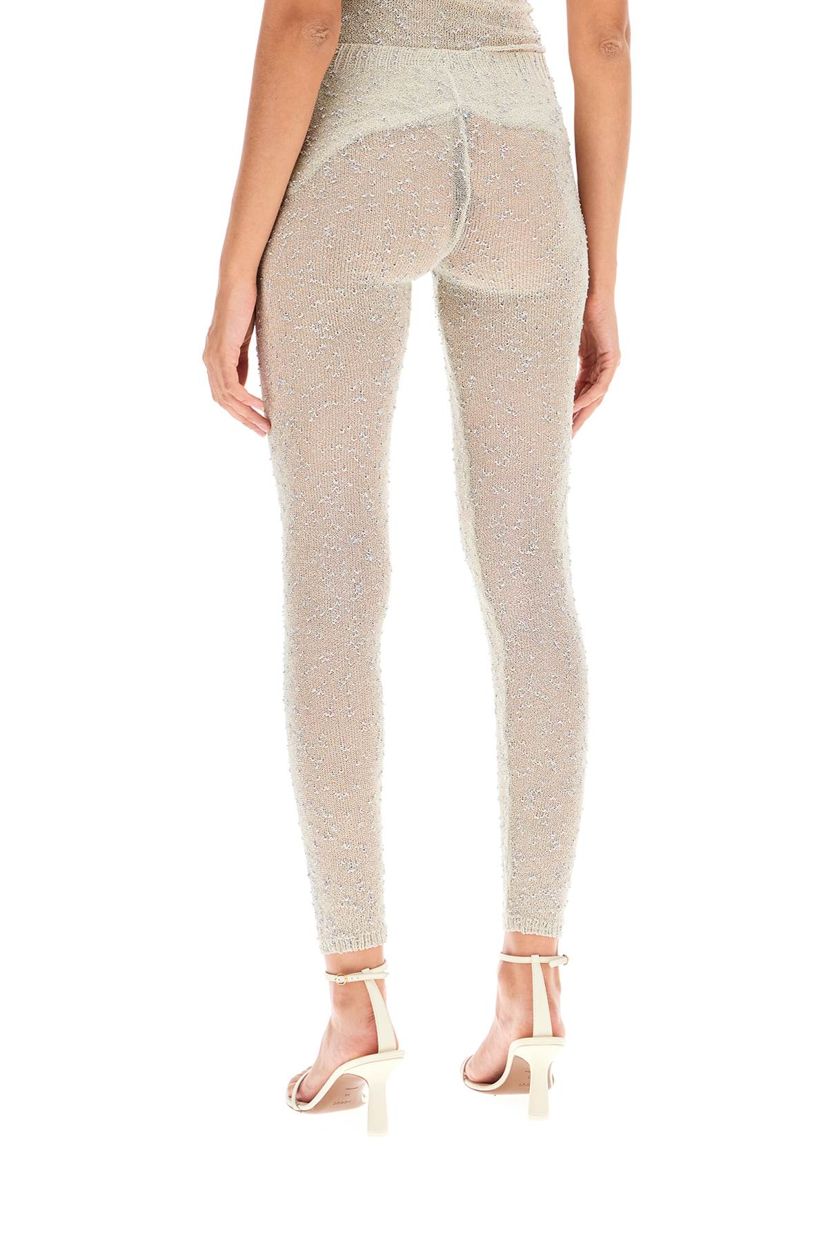 Beer Leggings  - Silver