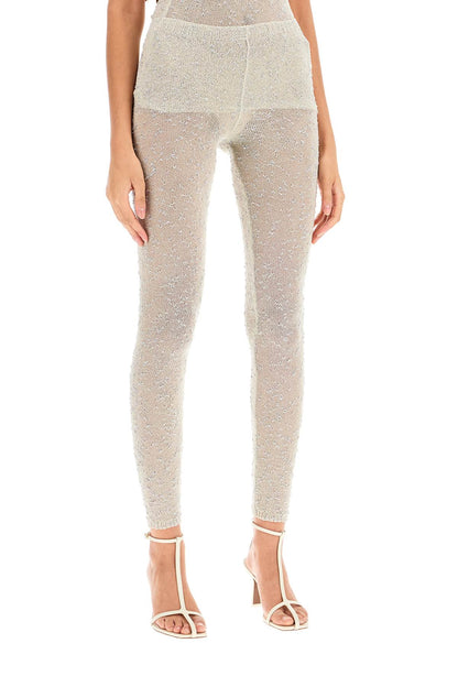 Beer Leggings  - Silver