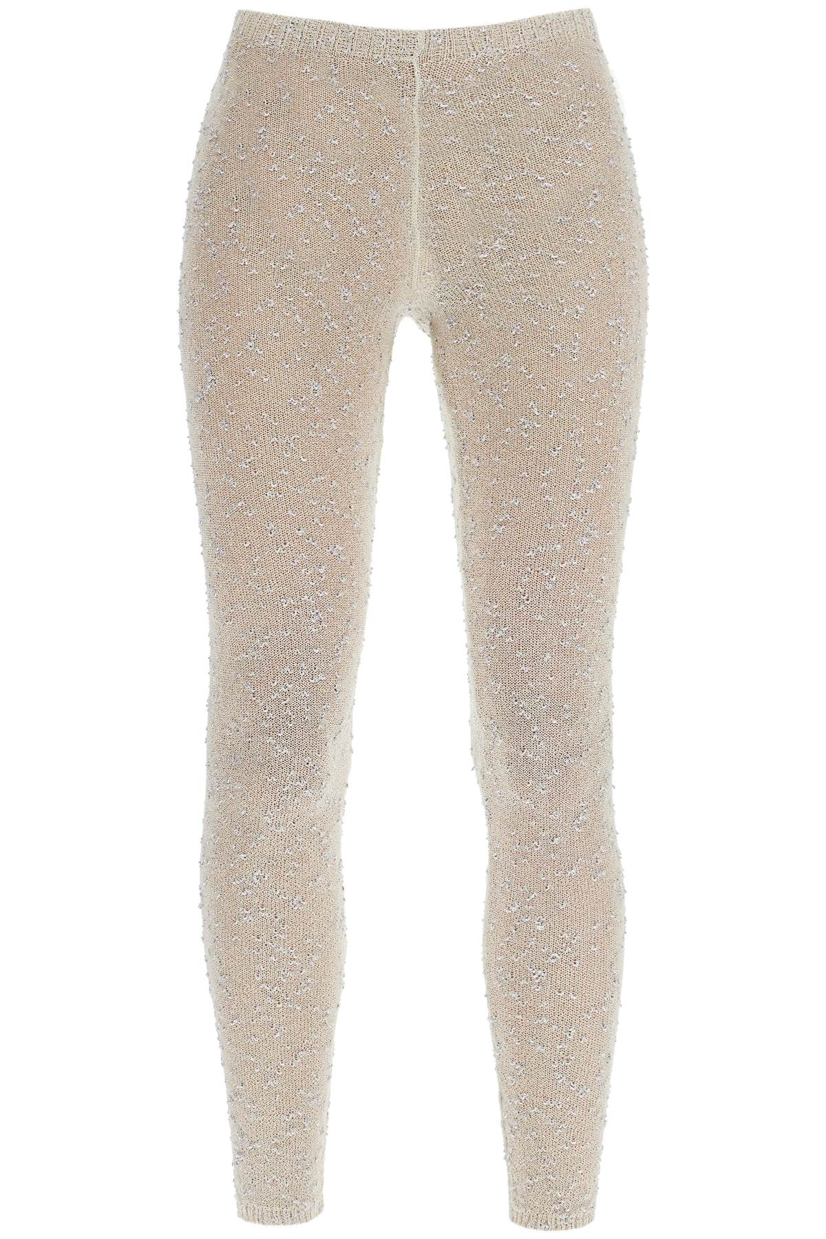 Beer Leggings  - Silver