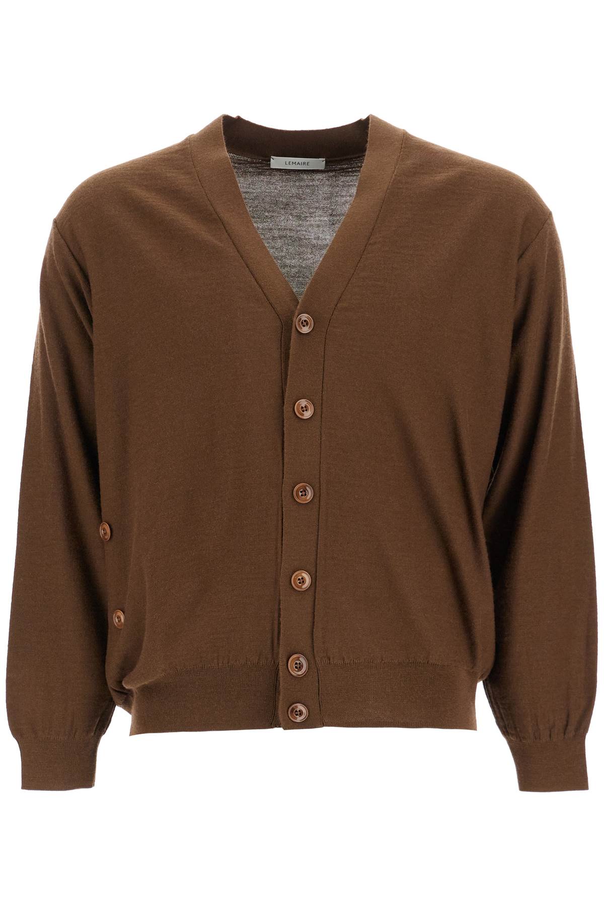 Convertible Wool Cardigan For All  - Brown