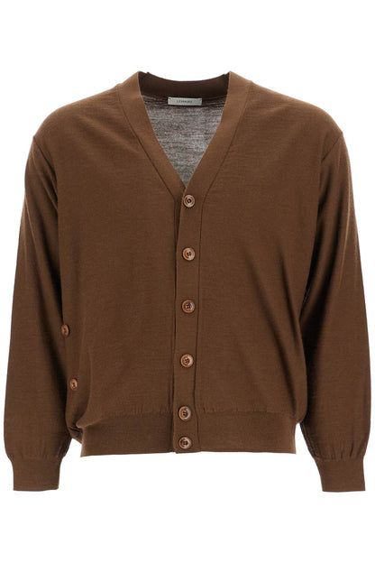 Convertible Wool Cardigan For All  - Brown