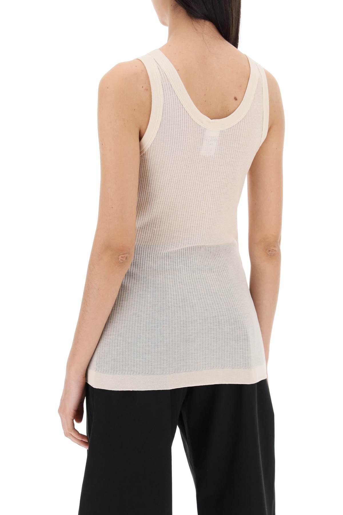 Seamless Sleeveless Top  - Neutro