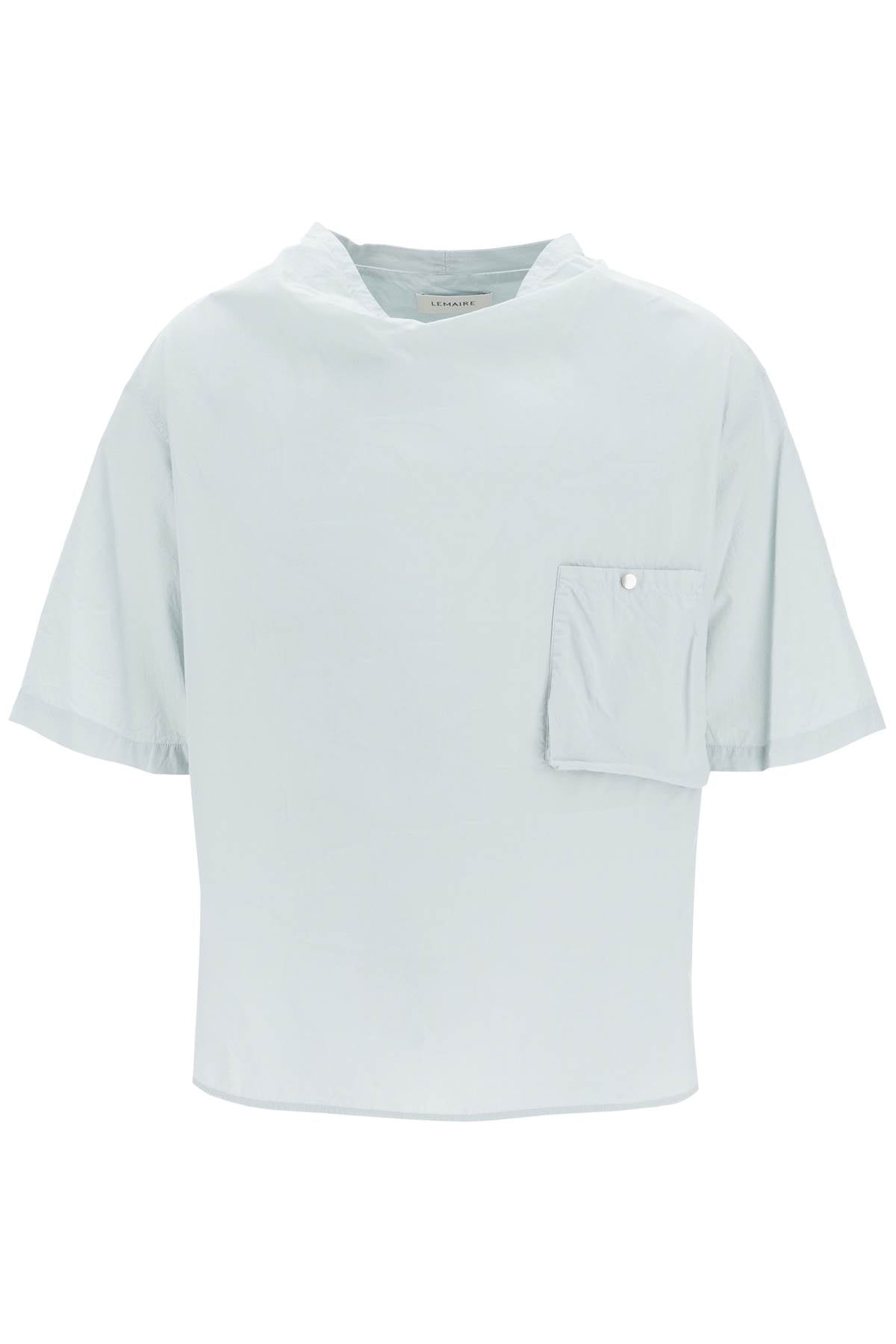 Closed Short-sleeved Shirt  - Grey