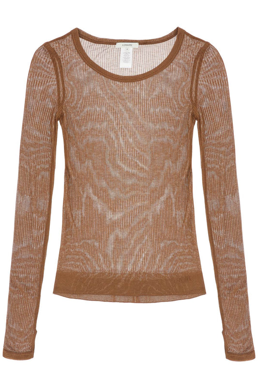 Seamless Long-sleeved Top  - Brown