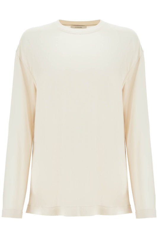 Long-sleeved Silk T-shirt For  - Neutro