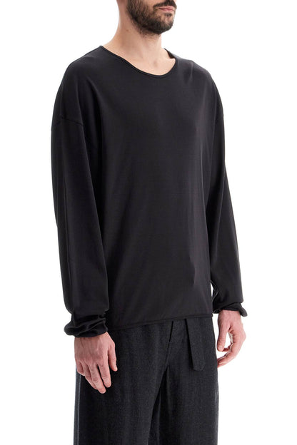 Long-sleeved Relaxed Fit T  - Black