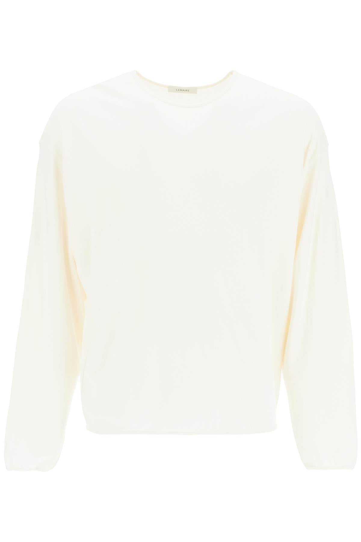 Long-sleeved Relaxed Fit T  - White