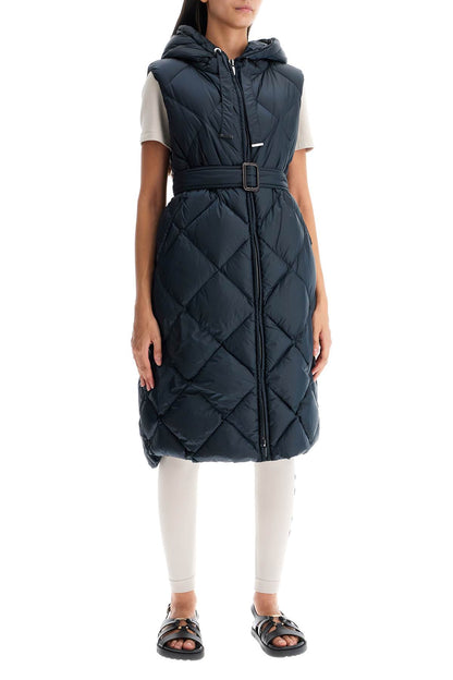 Tregil Long Down Vest  - Blue