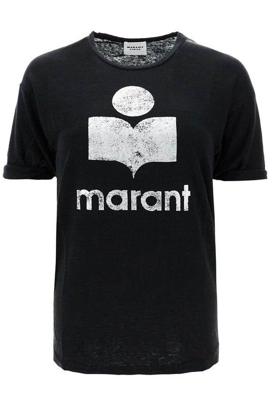 Koldi T-shirt With Flocked Logo  - Black