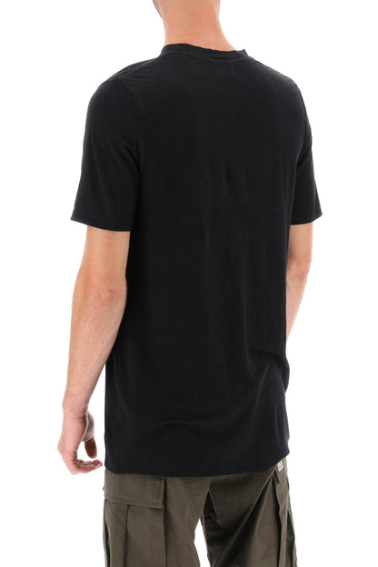 Karman Linen Logo T-shirt  - Black