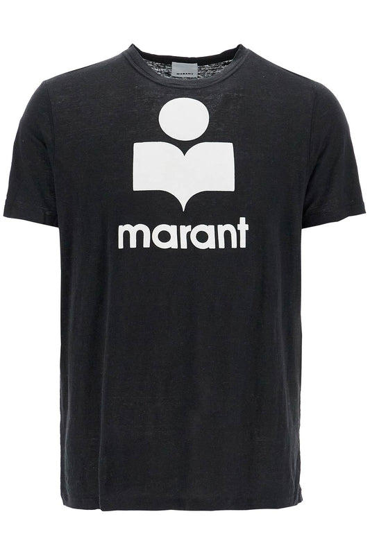 Karman Linen Logo T-shirt  - Black