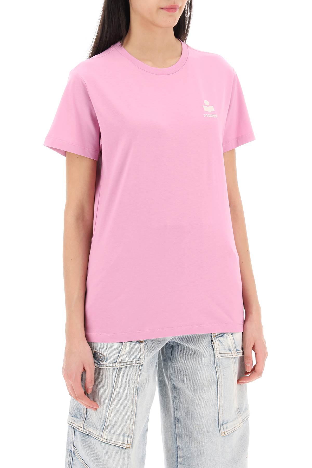 Aby Regular Fit T-shirt  - Pink