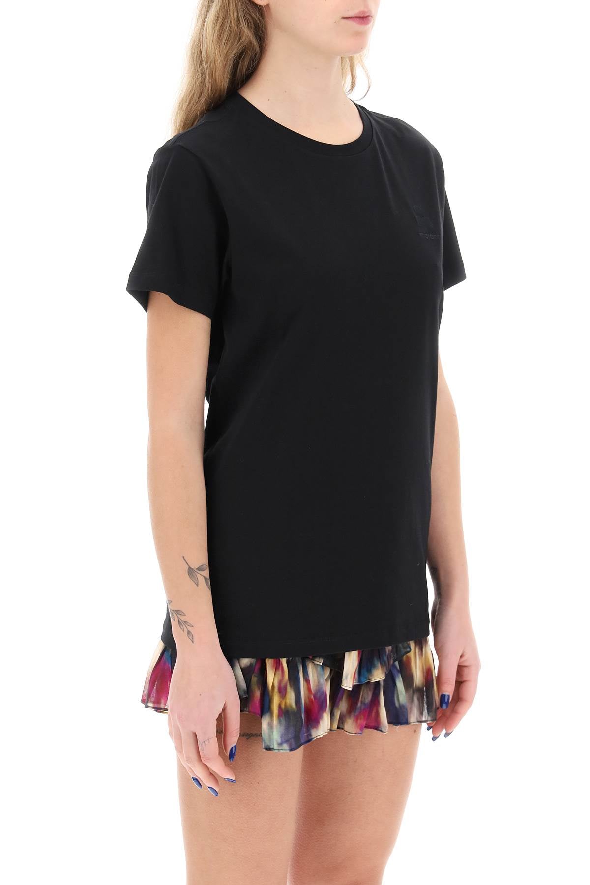 Aby Regular Fit T-shirt  - Black