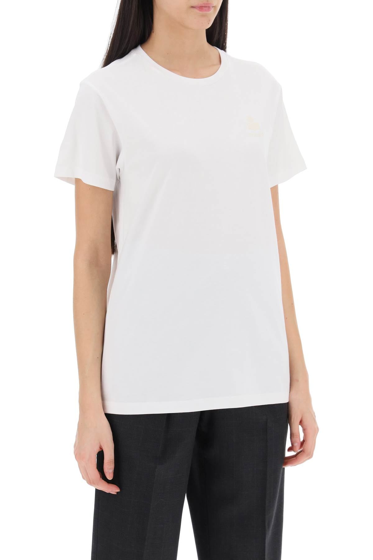 Aby Regular Fit T-shirt  - White