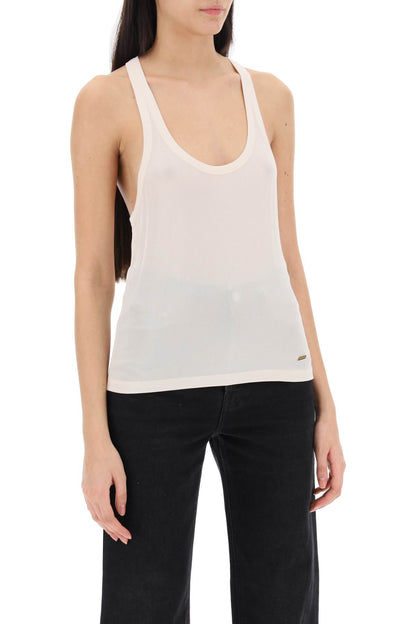 Racer-back Tank Top  - Neutro