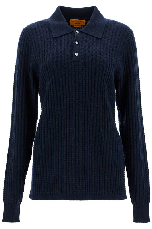 Polo-inspired Pullover  - Blue