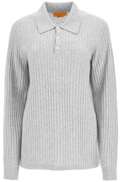 Polo-inspired Pullover  - Grey