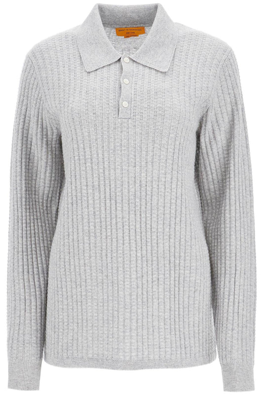 Polo-inspired Pullover  - Grey